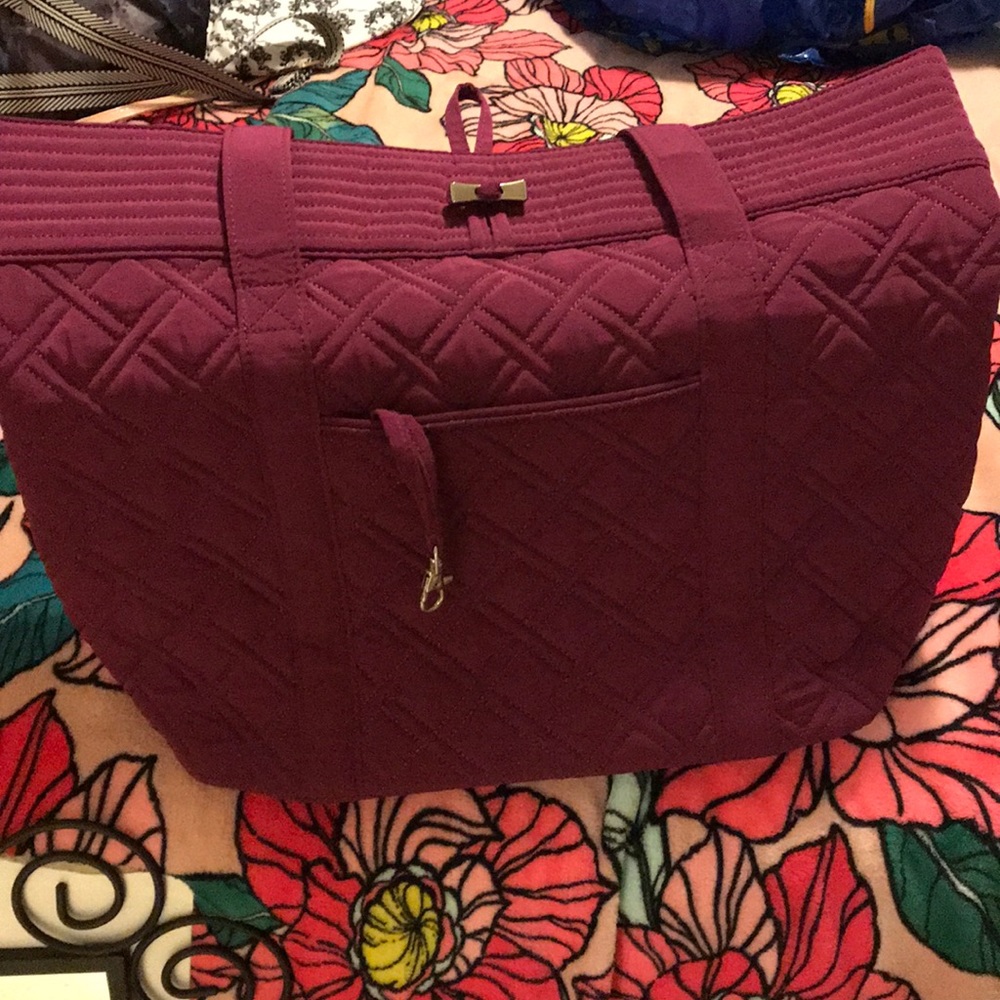 Vera Bradley plum tote